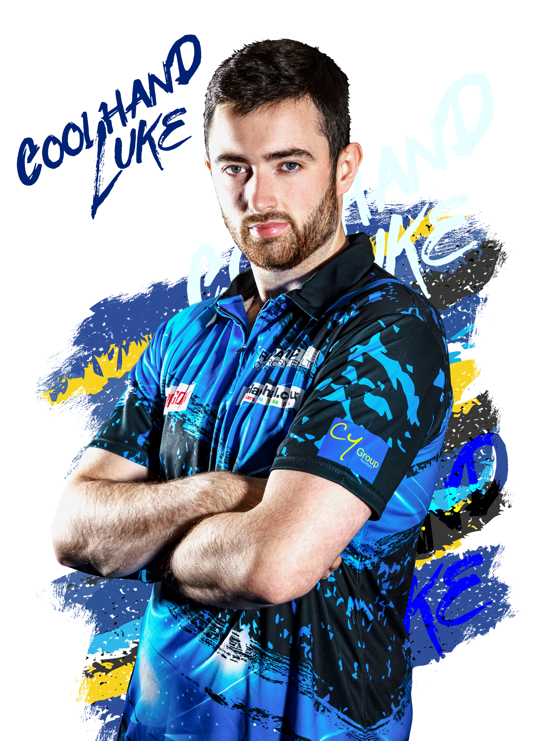 Red Dragon Luke Humphries TX3 Cool Blue SE Steeldart